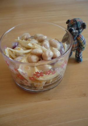 A picture of Bean and Egg Salad.