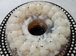 Foto resep Puding Kelapa Longan