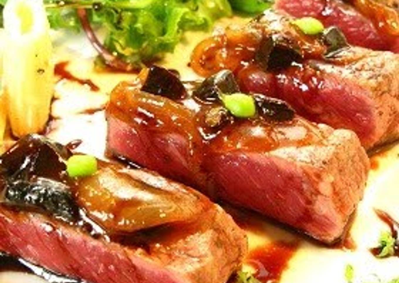 Recipe of Quick Beef Steak With Black Garlic Sauce