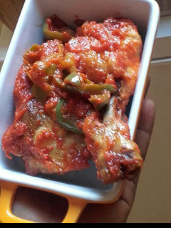 A picture of Peppered chicken.