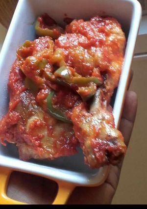 A picture of Peppered chicken.
