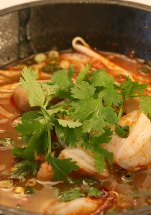 A picture of Simple Tom Yum Pho.