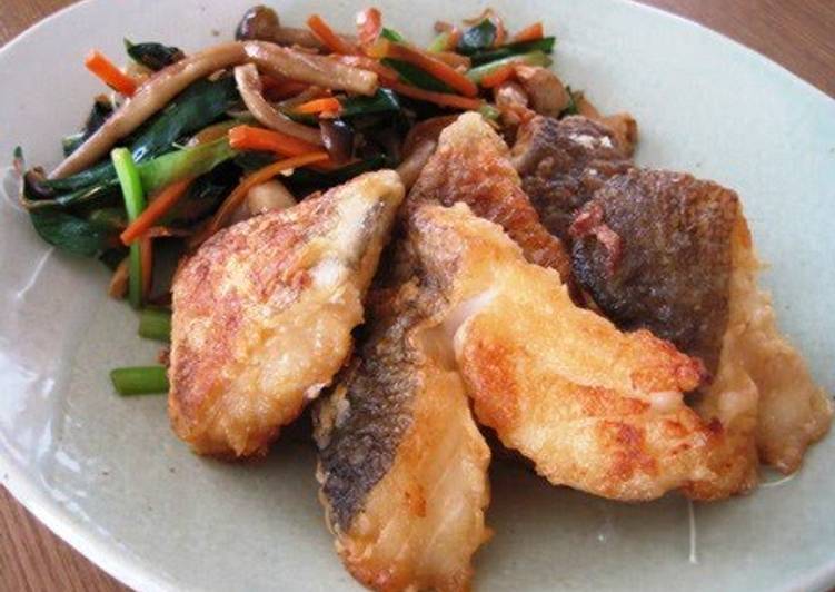 Recipe of Homemade Karaage-style Fried Cod