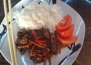 Easiest Way to Prepare Tasty Mongolian beef
