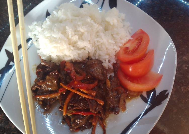 Recipe of Homemade Mongolian beef