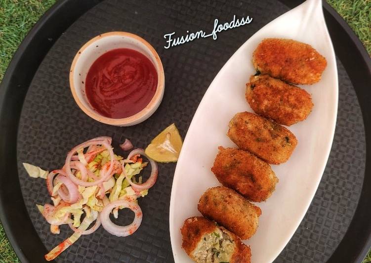 Recipe of Ultimate Paneer bread rolls