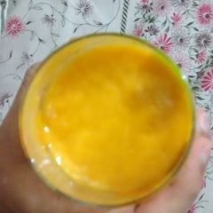 A picture of Mango smoothie to beat the heat!.