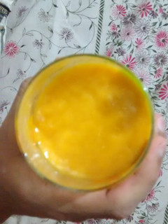 A picture of Mango smoothie to beat the heat!.