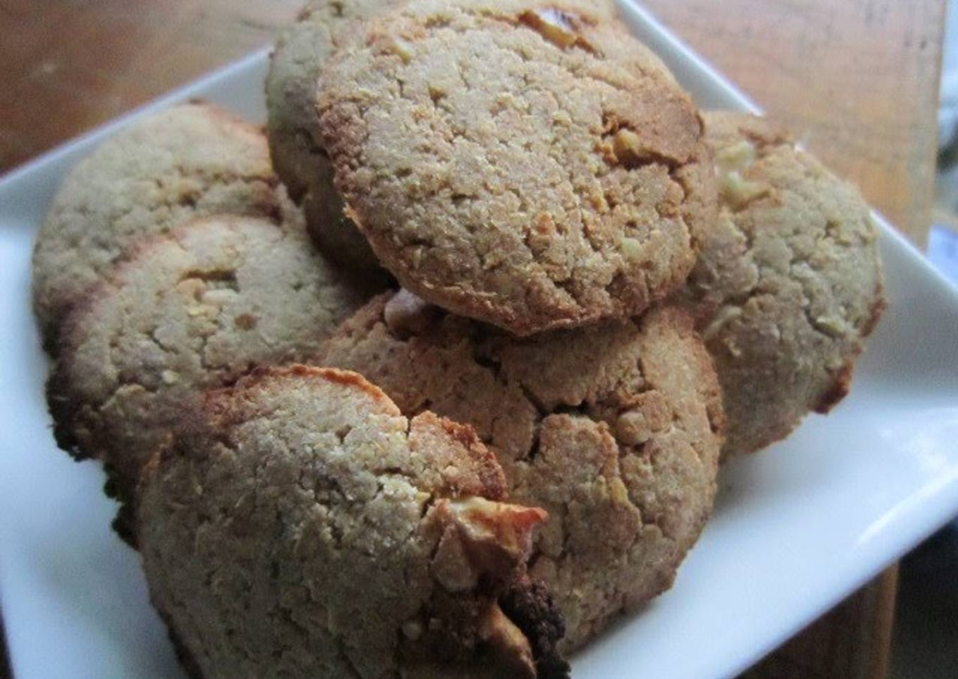 Banana and Okara Cookies for Vegans