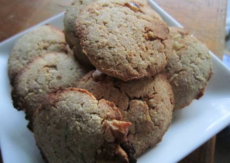 Banana and Okara Cookies for Vegans