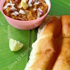 Vegetable Pav Bhaji A picture of Vegetable Pav Bhaji.