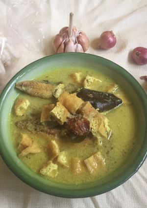 Foto resep Ikan Cue Keranjang & Tahu Pong Kuah Kuning (versi 2)