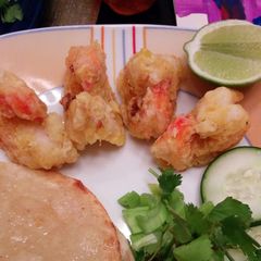 A picture of Gluten free fried shrimp.