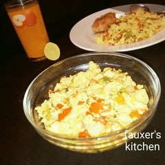 Tofu scrambled A picture of Tofu scrambled.