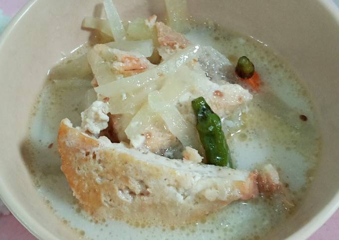 Resep Kotokan Tahu Labu Siam Bumbu Lentog Kudus Oleh Cook137 Cookpad