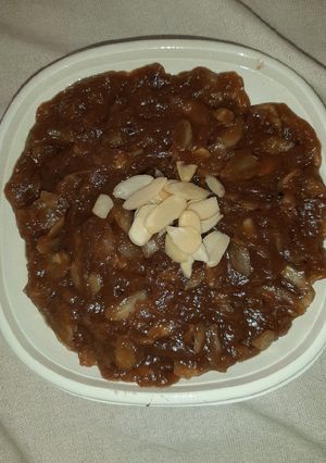 A picture of Dr. Madhumita Mishra's Banana Halwa.