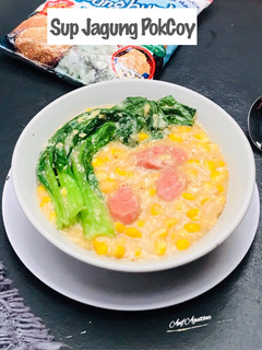 Foto resep Sup Jagung Pokcoy