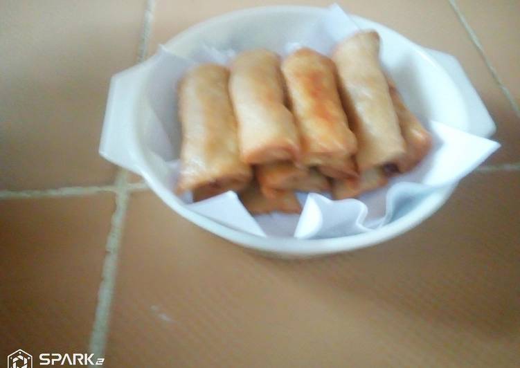 Simple Way to Make Homemade Spring roll