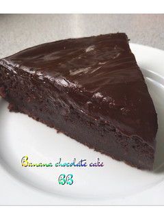 Foto resep Banana chocolate cake