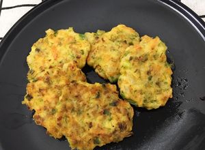 Hình của món CHẢ TÔM RAU CỦ (blw).