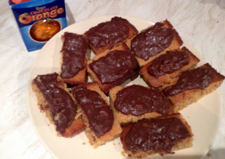 Steps to Make Favorite Crispy Chocolate Orange Cake