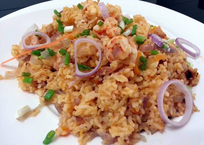 Recipe of Award-winning Spicy Shrimp Rice / Sambal Nasi Udang