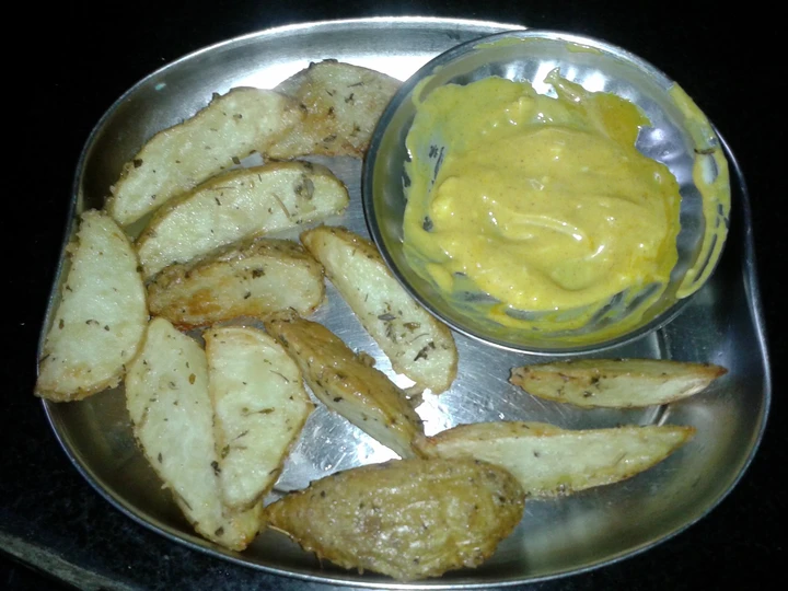 Recipe Pooja&amp;#39;s Crispy Potato Wedges which Delicious