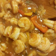 A picture of Tami's Szechuan Shrimp.