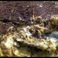 A picture of AMIEs "delicious" TIRAMISU.