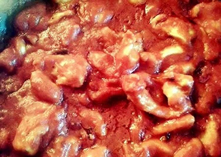 Chicken with tomato sauce Chicken with tomato sauce