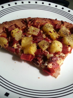 A picture of Lighter Pepperoni Pizza.