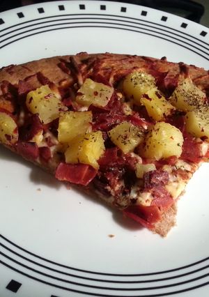 A picture of Lighter Pepperoni Pizza.