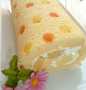Recipe Refreshing Polka Dot Roll Cake which Delicious