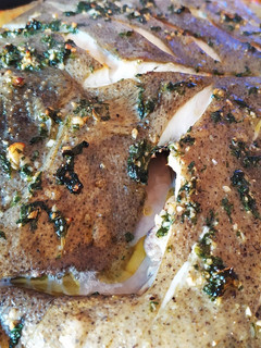 Una foto de Rodaballo al horno