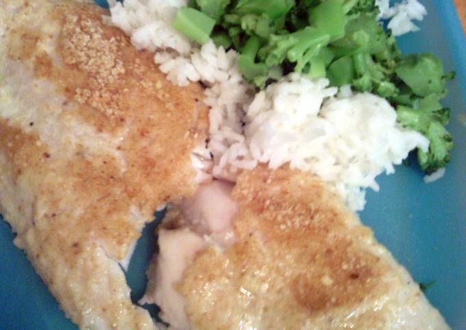 healthy parm breaded fillettes
