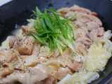 steamed chicken cabbage
