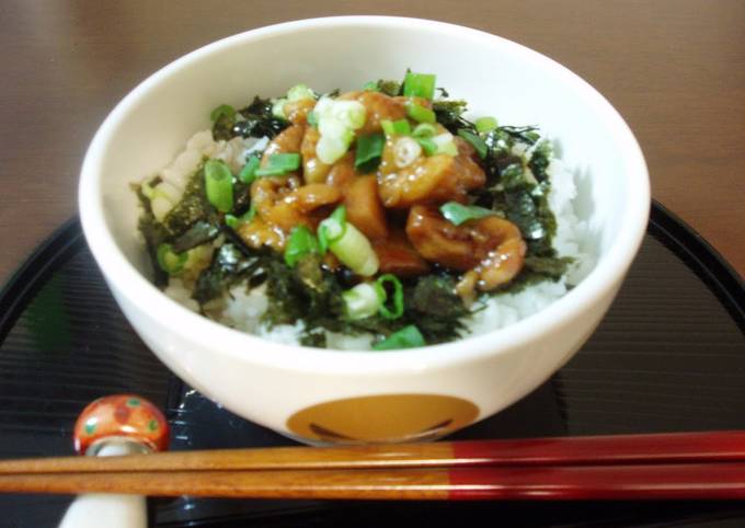 Glazed Teriyaki Chicken Rice Bowl for your Obento