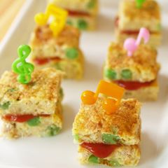 A picture of Tuna Tamagoyaki Omelette Sandwiches.