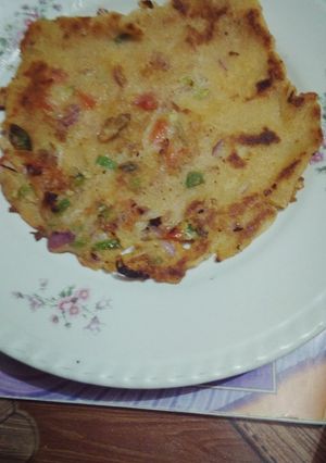 A picture of Rice uttpam.