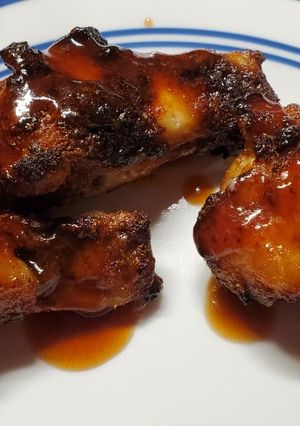 A picture of Air Fryer BBQ Chicken Wings.