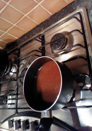 A picture of ok sauce.