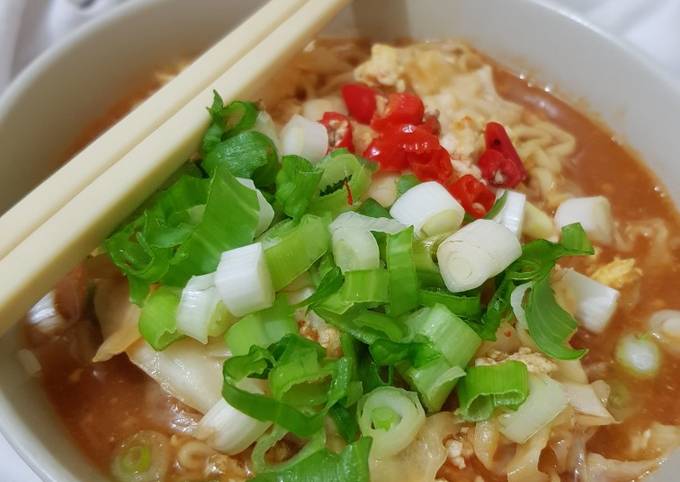 Resep Mie Telor Rebus Mie Tek Tek Oleh Susi Sonaah Cookpad