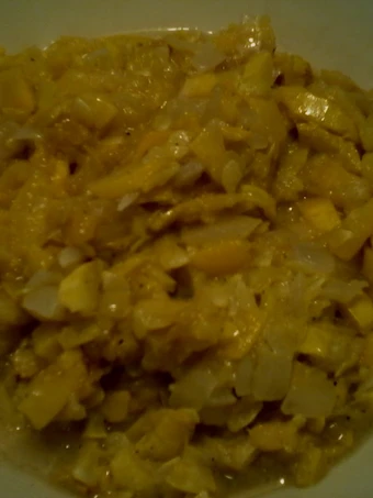 Recipe Yellow zucchini and onion which So Delicious