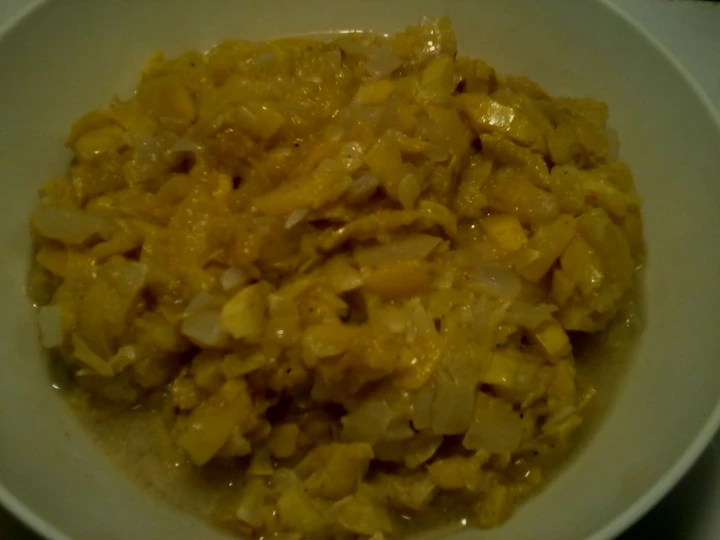 Recipe Yellow zucchini and onion which So Delicious