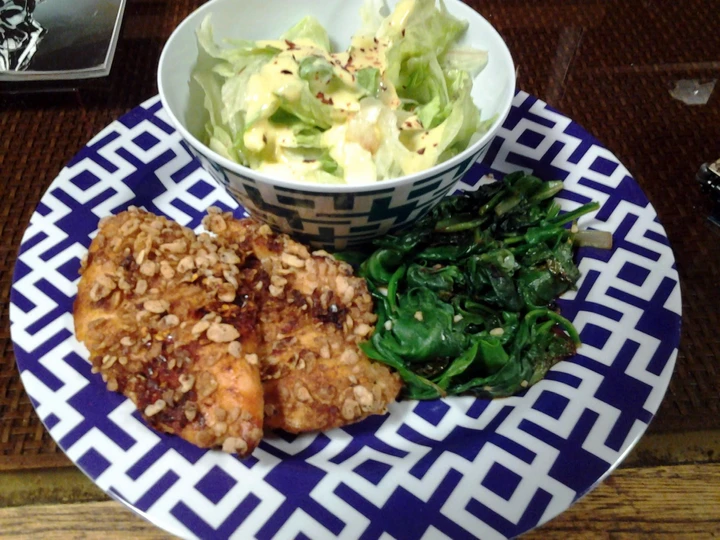 Easy Steps to Make Recipe Rice Crisps Breaded Mango Coconut baked chicken breasts that is  Makes Drooling, Really Delicious}