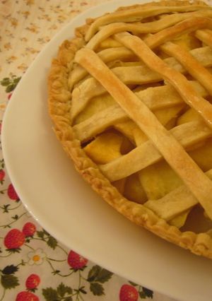 A picture of Egg- & Dairy-Free Sweet Potato and Apple Pie.