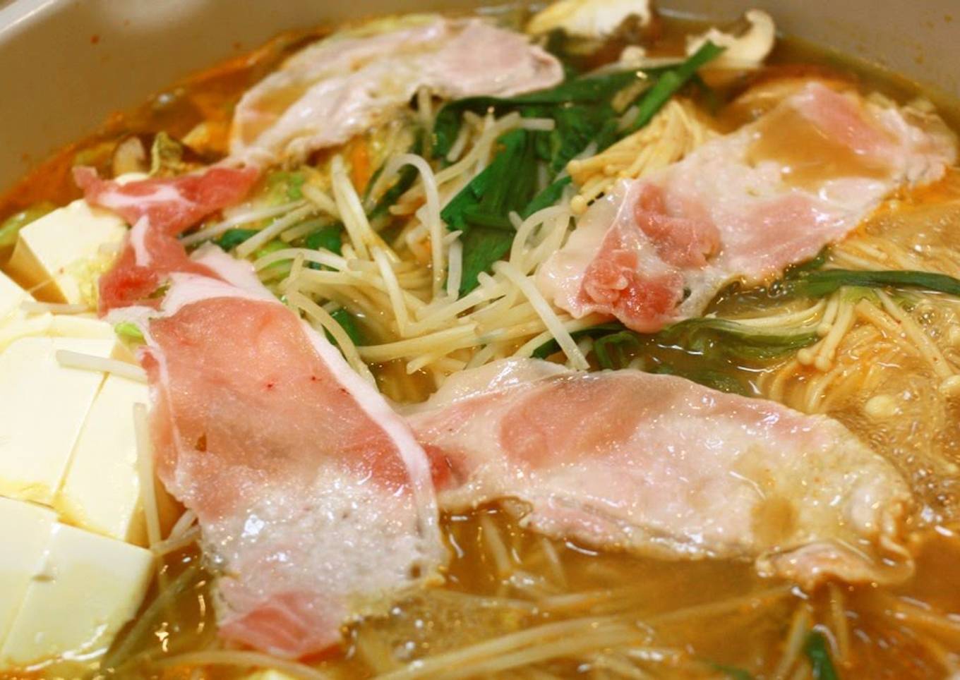 Kimchi Hotpot with Kimchi Stock