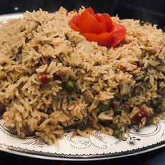 A picture of Mix veggies pulao.