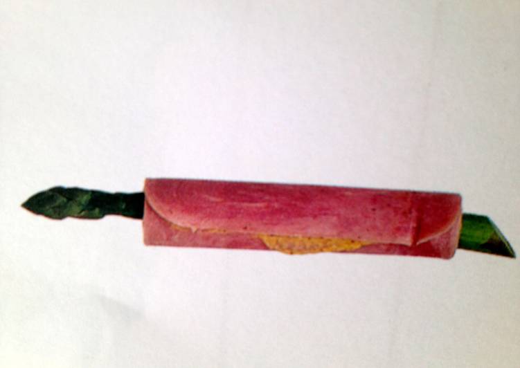 Asparagus Stuffed Ham Rolls Asparagus Stuffed Ham Rolls