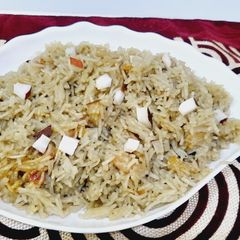 Jaggery rice A picture of Jaggery rice.
